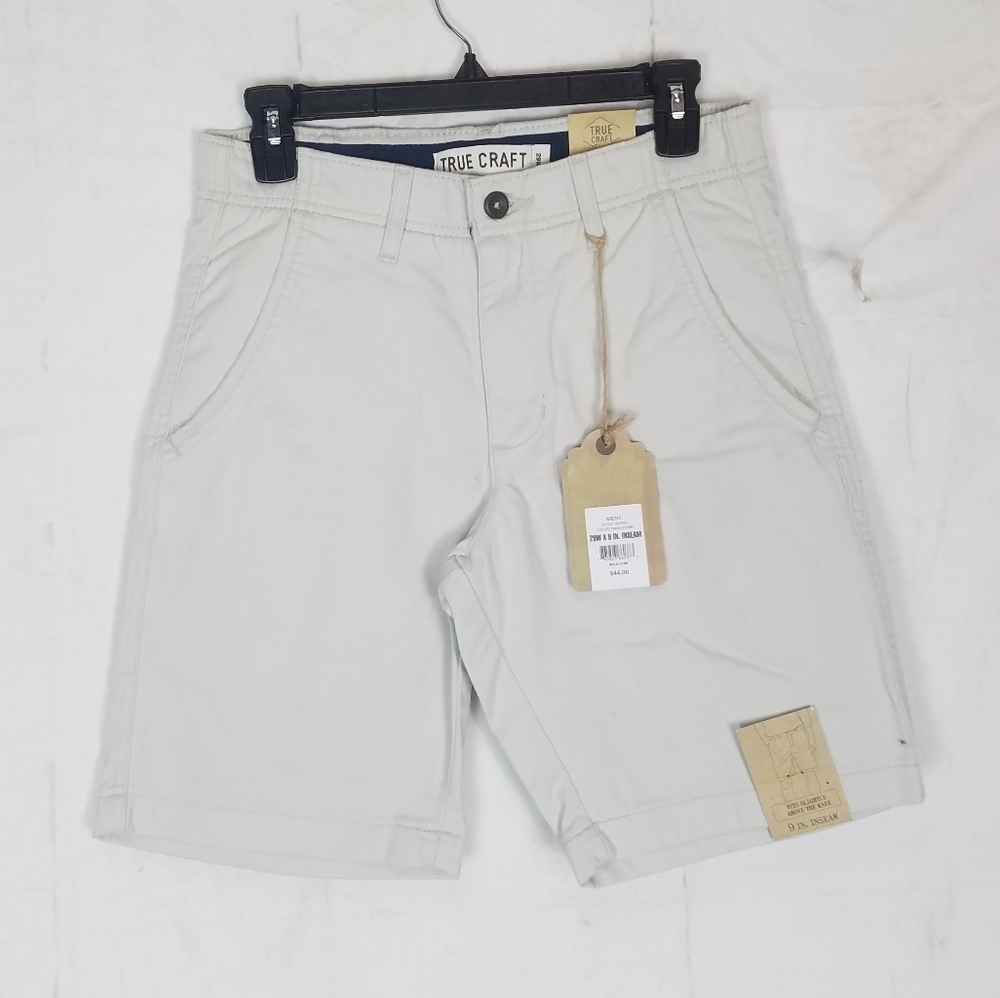 True craft khaki 9 inch inseam